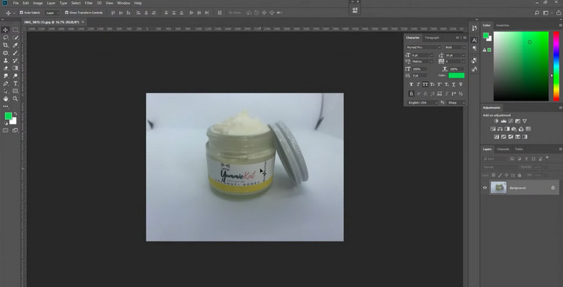 Photoshop-Oberfläche