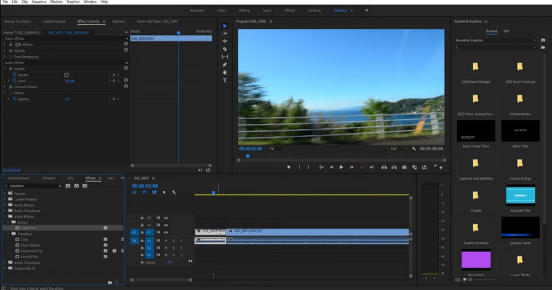 Premiere Pro Video rückwärts