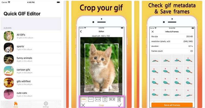Quick GIF Editor: Ein GIF zuschneiden