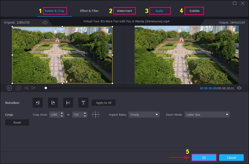 Bearbeite dein Video