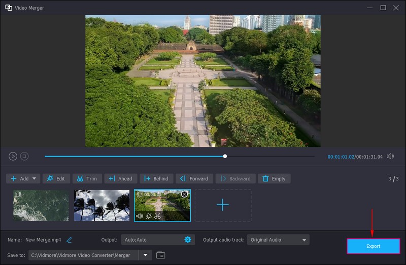 Mehrere Videos exportieren
