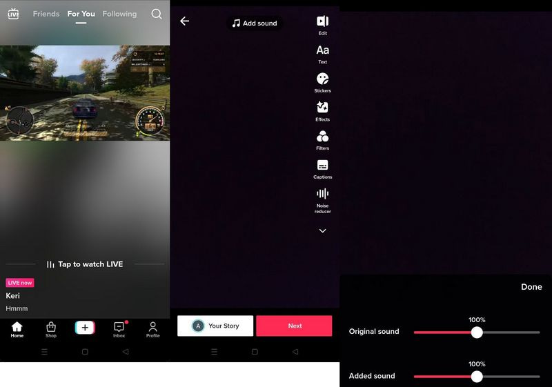 Wie man die Lautstärke auf TikTok anpasst
