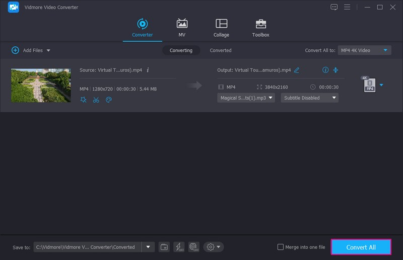 Video mit Musik speichern