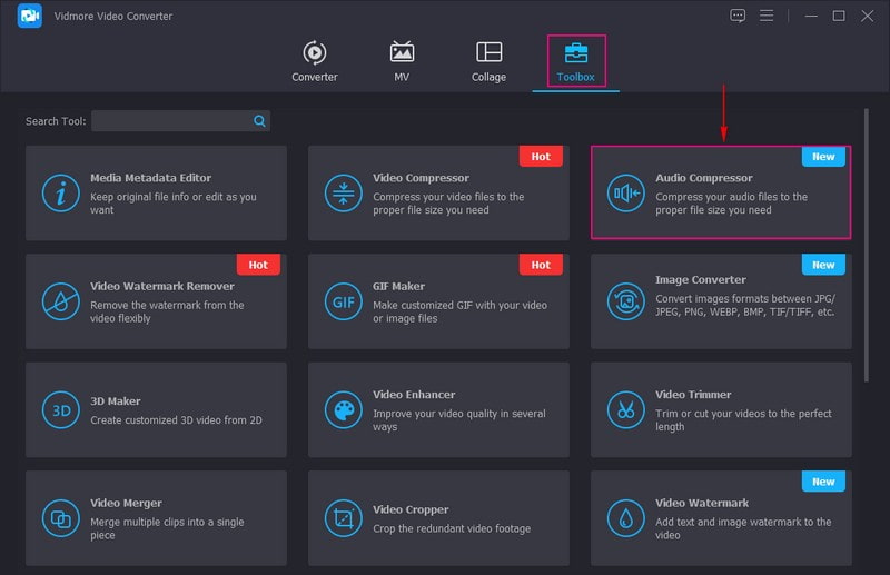 Audio-Kompressor auswählen