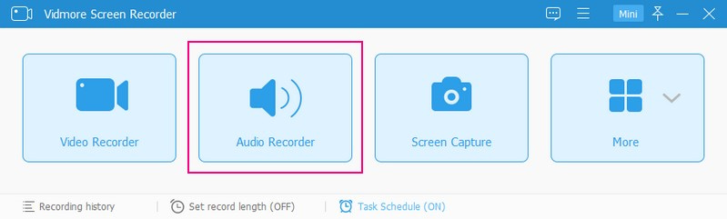 Audio Recorder auswählen
