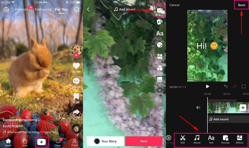 TikTok – Wie man Videos für TikTok auf dem Handy bearbeitet