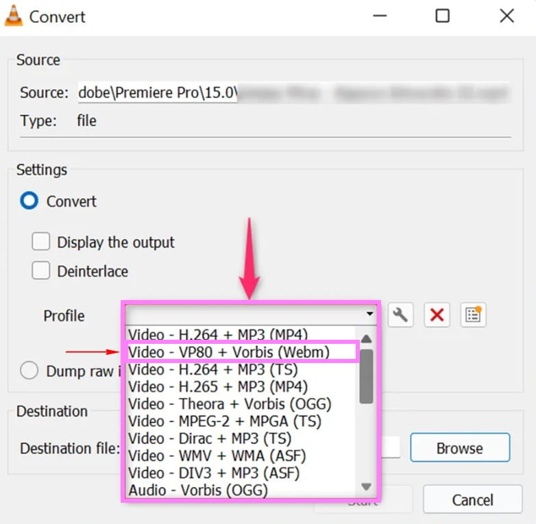 VLC GIF-Videokonverter