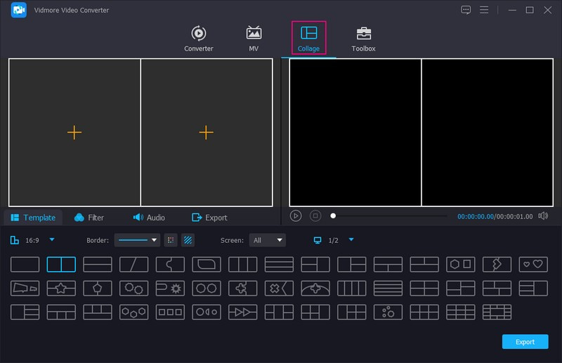 Collage-Ersteller Vidmore Video Converter