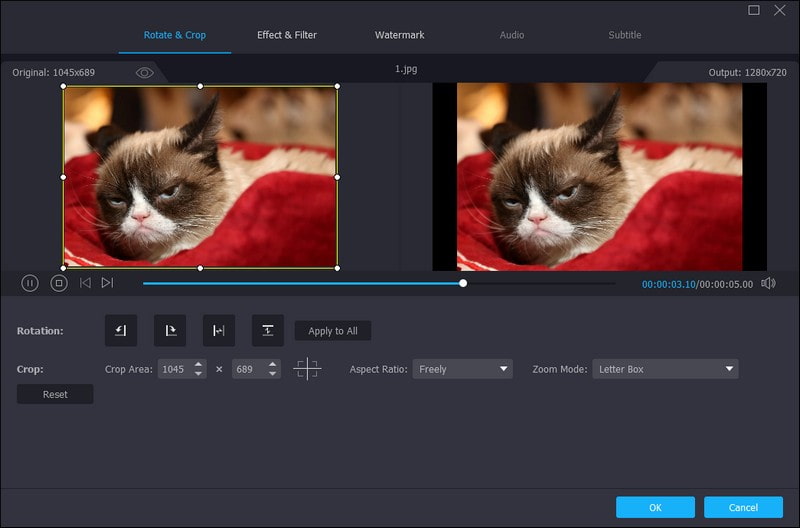 Zuschneiden und Drehen