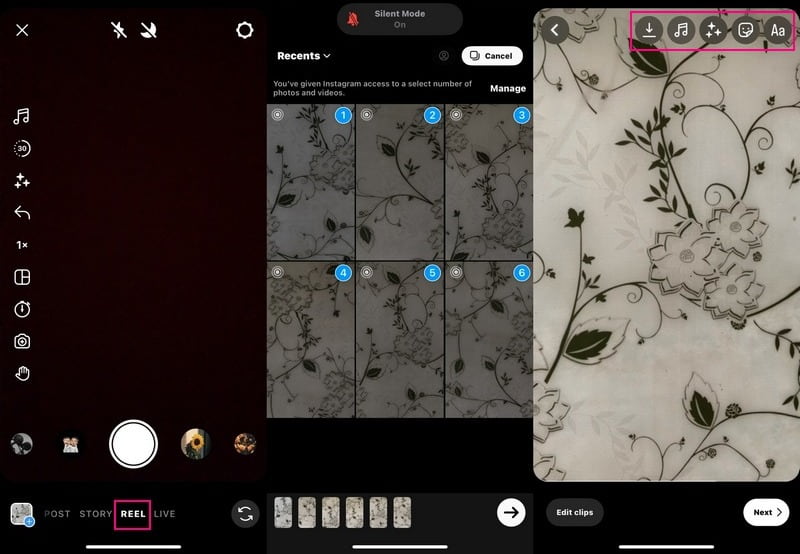 Wie man eine Diashow-Reel auf Instagram erstellt
