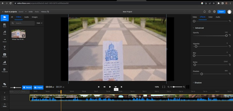 Wie man Video online mosaikiert