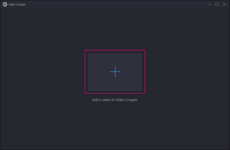 Video in den Video Cropper importieren