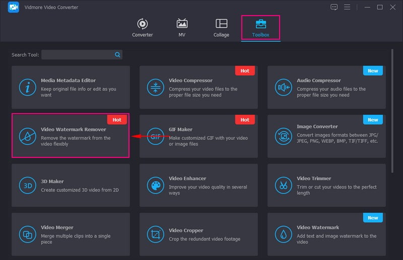 Video Watermark Remover auswählen