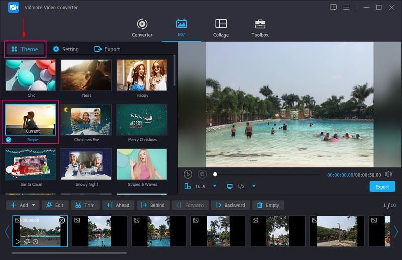 Ein Design auswählen