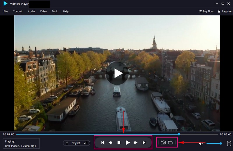 Die Player-Steuerung verwenden