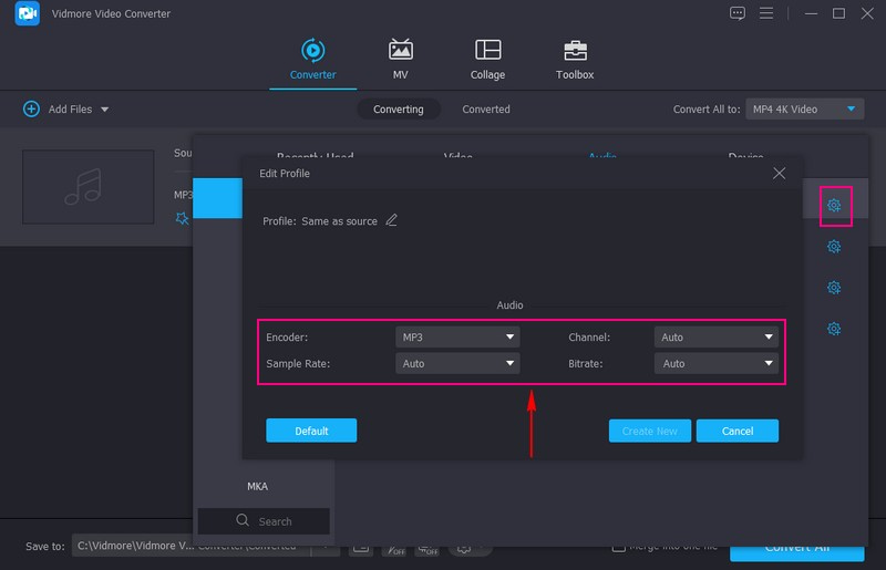 Auf die „Zahnradsymbol“-Schaltfläche klicken
