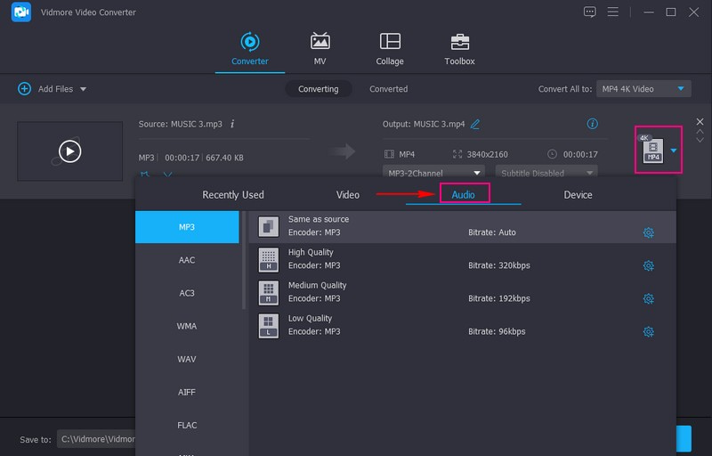Wechseln Sie ins Profil-Menü