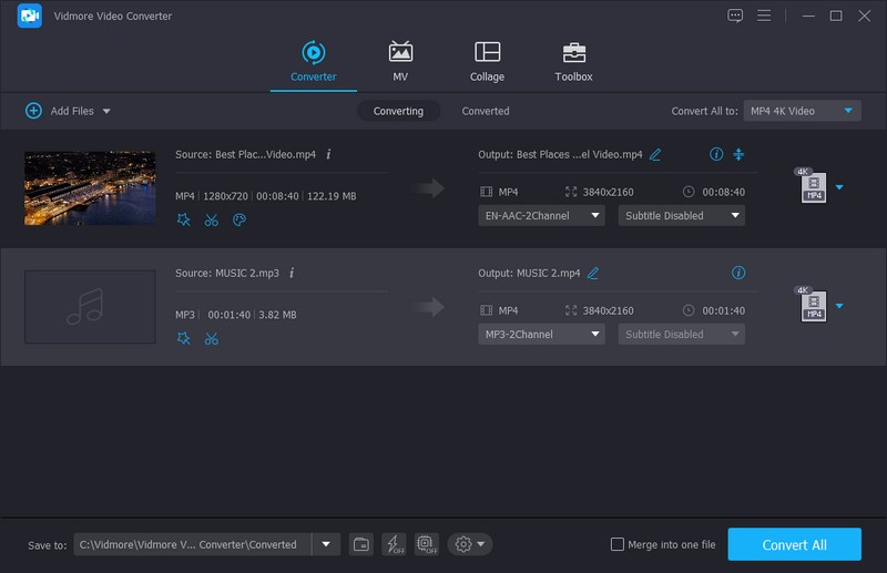 Vidmore Video Converter – So holen Sie das Beste aus dem Stereo-Sound heraus