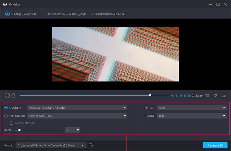 3D Maker‑Einstellungen aufrufen