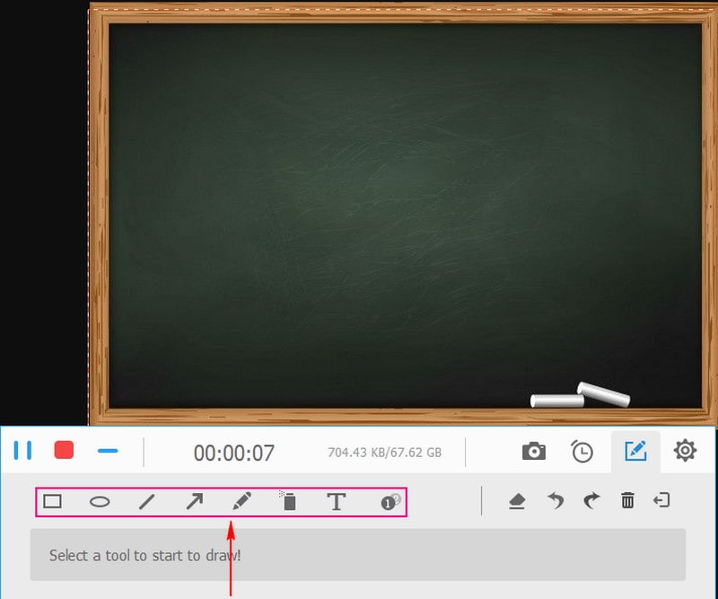 Auf die Schaltfläche „Drawing“ zugreifen