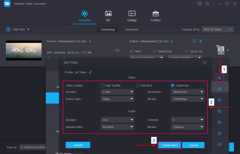 Feinabstimmung der 4K‑Videoausgabe