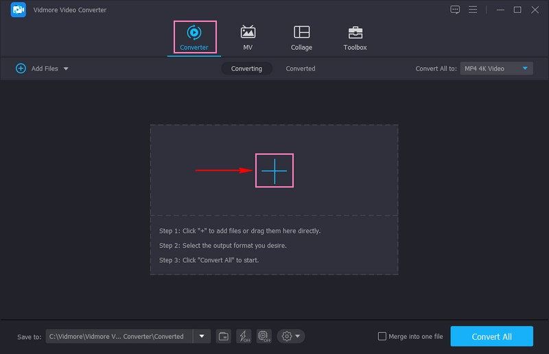 Zum Converter‑Tab wechseln