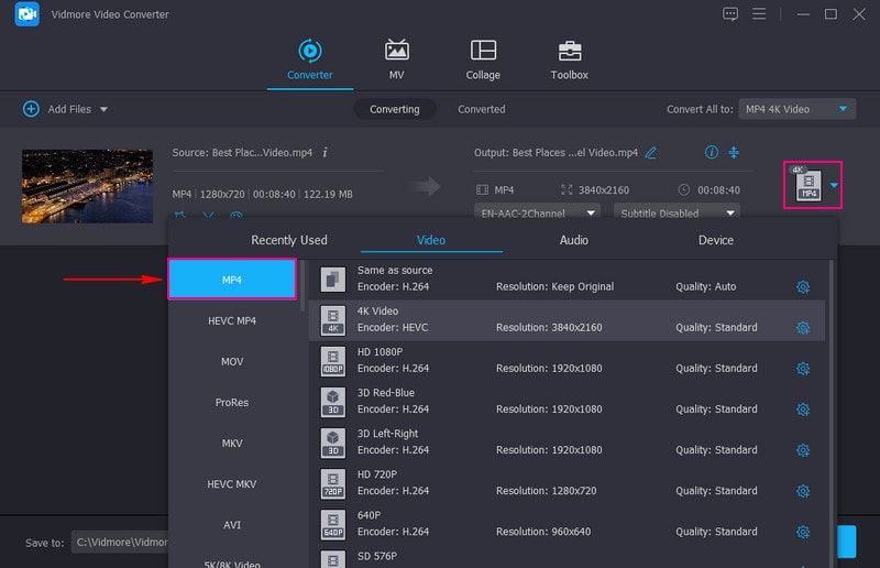 Wechseln Sie ins Profil-Menü