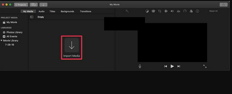 iMovie Drohnen‑Videokompressor