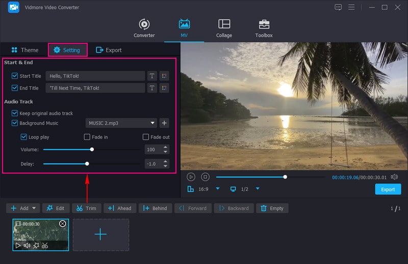 Thema, Text und Musik einbinden