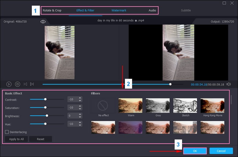 Drücken Sie auf die Schaltfläche „Bearbeiten“, um die Bearbeitungsfunktionen zu öffnen