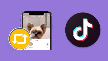 Auf TikTok reposten
