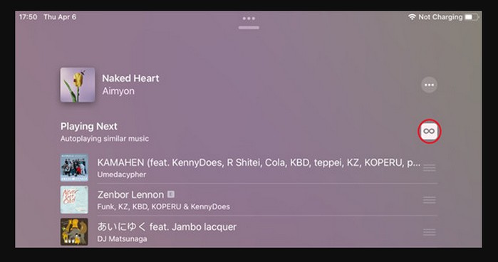 Automatische Wiedergabe in Apple Music ausschalten