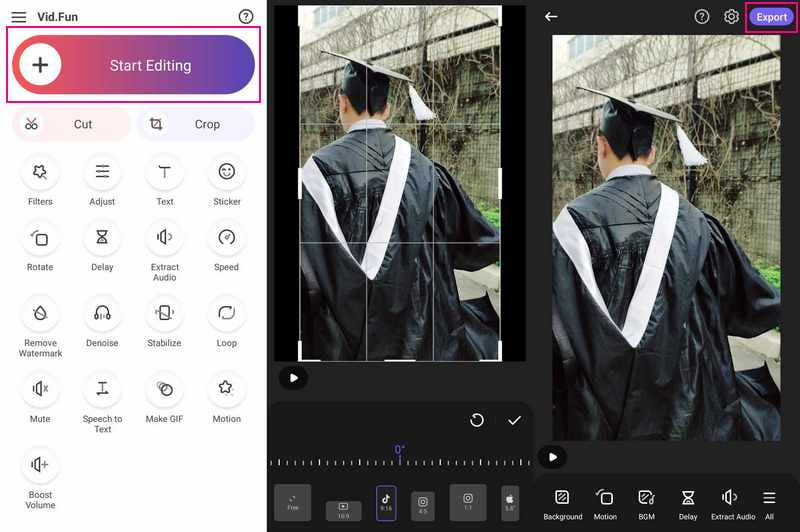Vidfun – So bearbeitest du Videos für TikTok