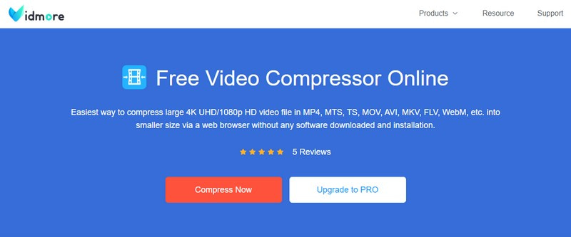 Vidmore Free Video Compressor Online Drohnen‑Videokompressor