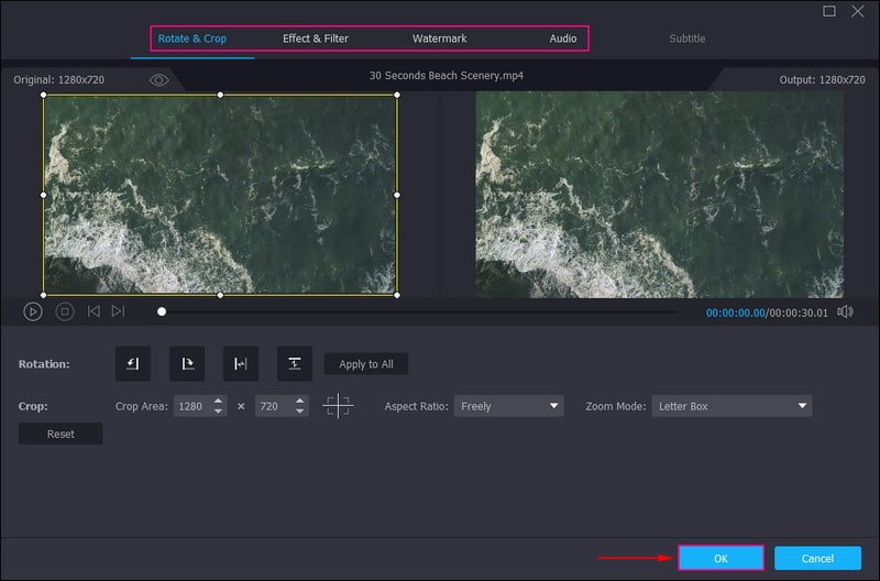 Klicke auf die Schaltfläche Edit