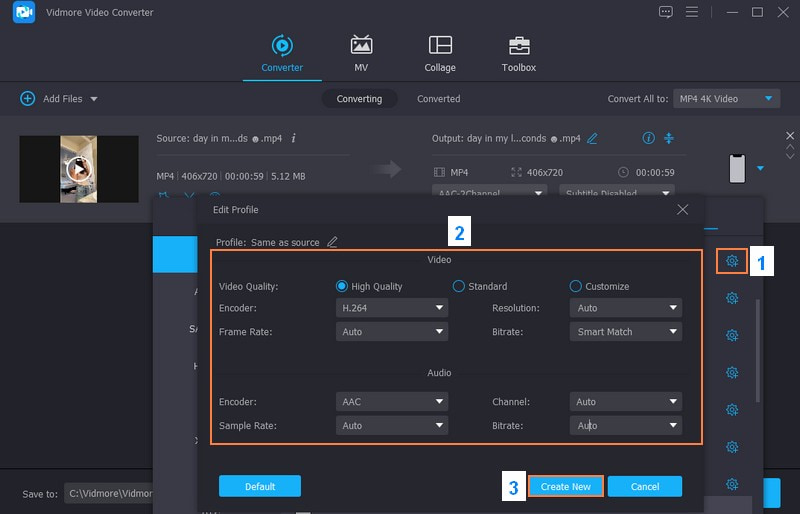 Klicken Sie auf die Zahnrad-Schaltfläche