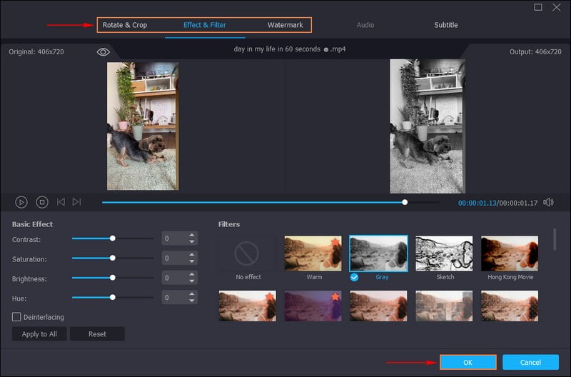 Auf die Schaltfläche „Edit“ tippen