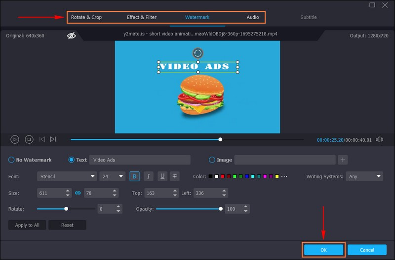 Auf die Zauberstab-Schaltfläche tippen