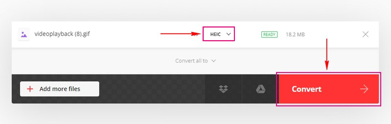 So konvertieren Sie GIF in Live Photo mit Convertio
