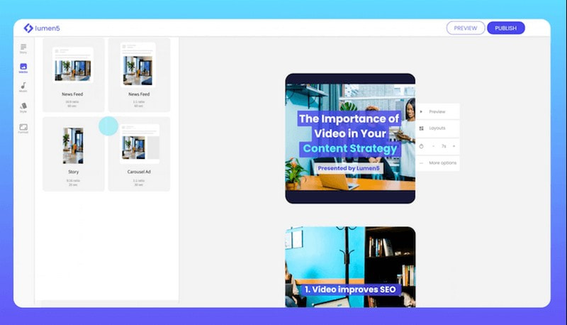 Lumen5 – Videoschnittsoftware für Einsteiger