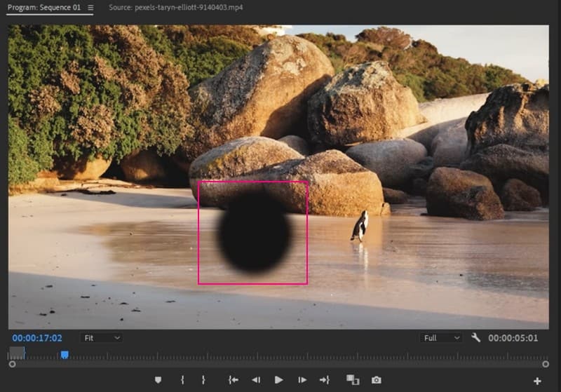 Premiere Pro – Objekt offline aus Video entfernen