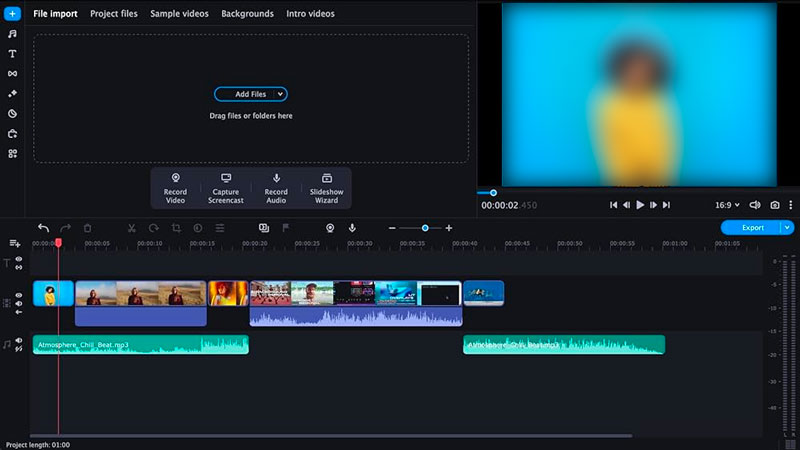 iMovie-Alternativen Movavi Video Editor