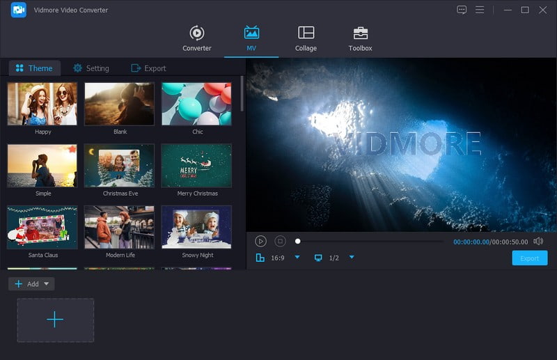 Vidmore Video Converter – Bester Videoeditor