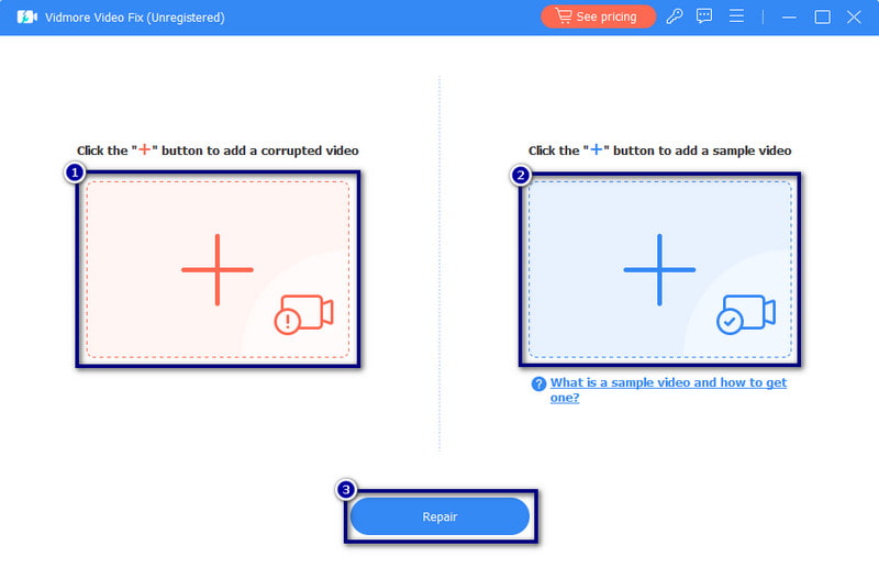 Dateien hinzufügen und reparieren