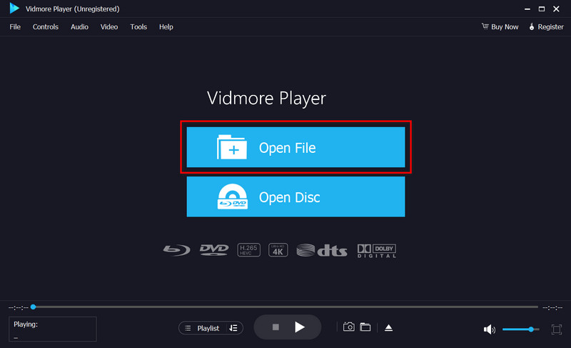 Option „Datei öffnen“ wählen