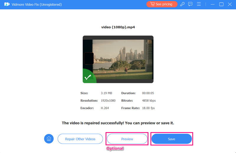 Direkt in der Vorschau ansehen und speichern