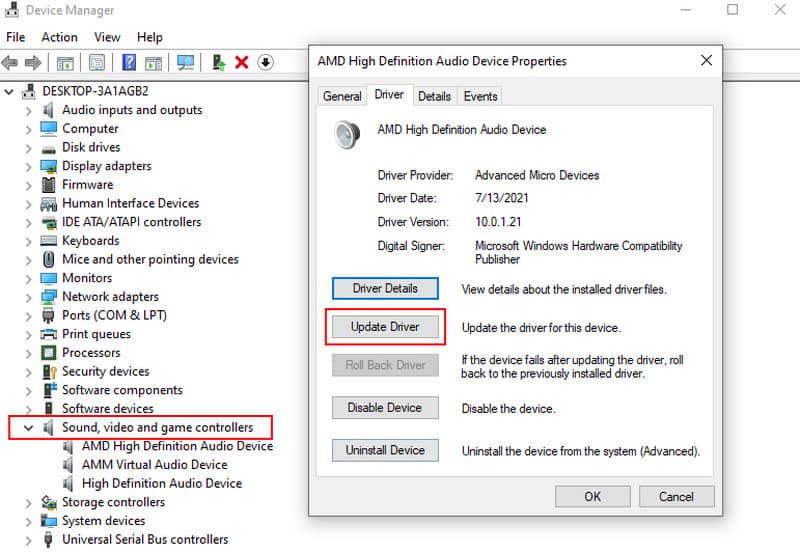 Audiotreiber aktualisieren