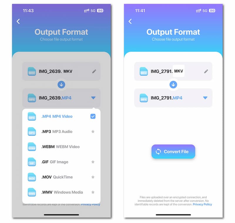 MKV in MP4 auf dem iPhone konvertieren