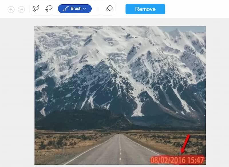 Bild mit Datumsstempel