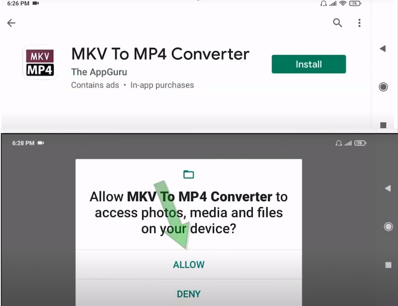 MKV-zu-MP4-Converter installieren